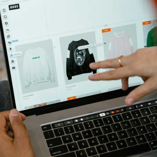 Ejemplo de página web e-commerce